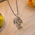 Silver Panchamukhi Hanuman Pendant Necklace