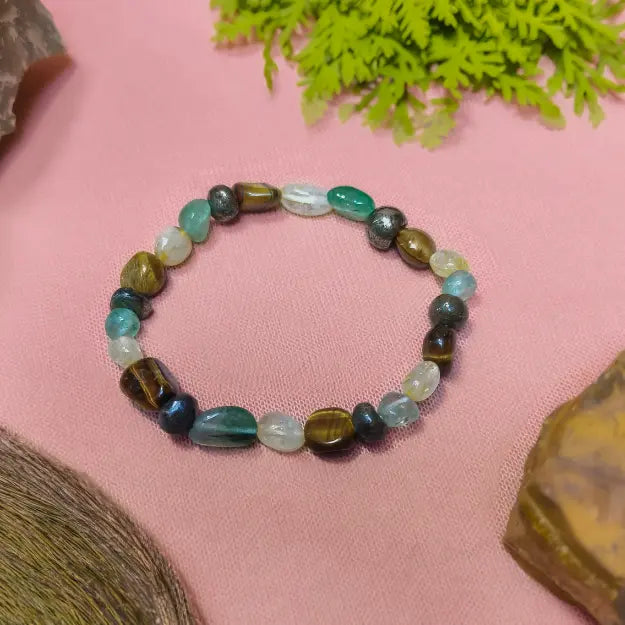 Money Magnet Tumble Stone Bracelet
